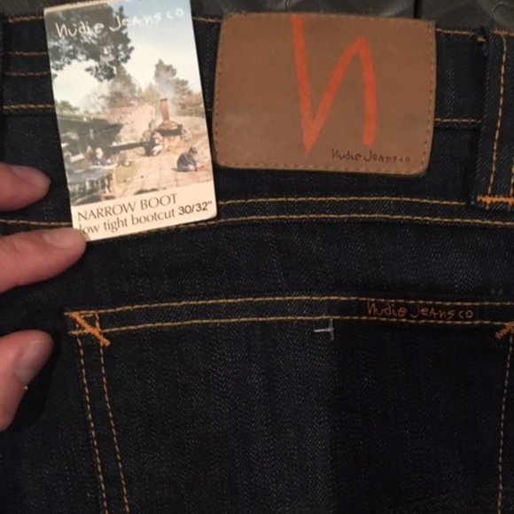 Brand New Nudie Narrow Boot Straight Bootcut Jeans 30x32 (30) - Picture 1 of 4